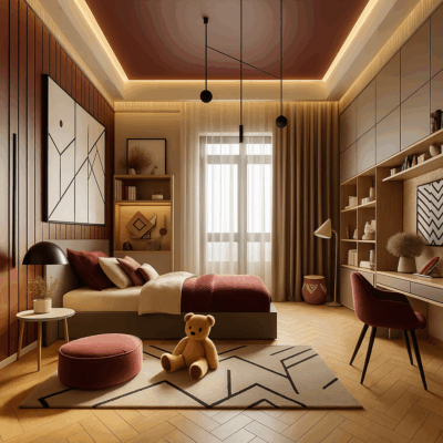 Projekt  pokoju dziecięcego D11