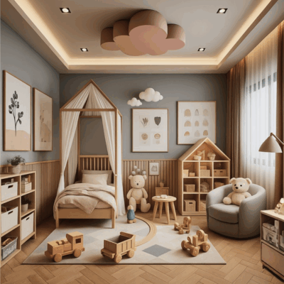 Projekt pokoju dziecięcego D9