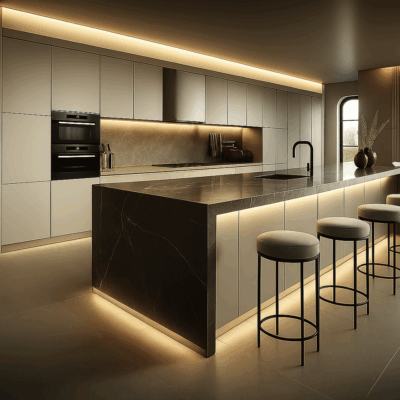 Projekt salonu z kuchnią SK5