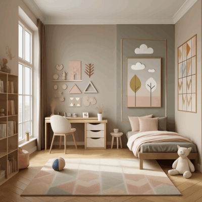 Projekt pokoju dziecięcego D10