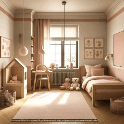 Projekt pokoju dziecięcego D4