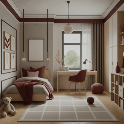 Projekty pokoju dziecięcego D3