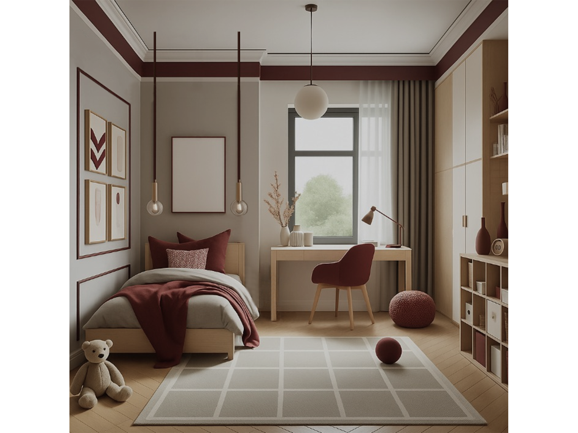 Projekty pokoju dziecięcego D3