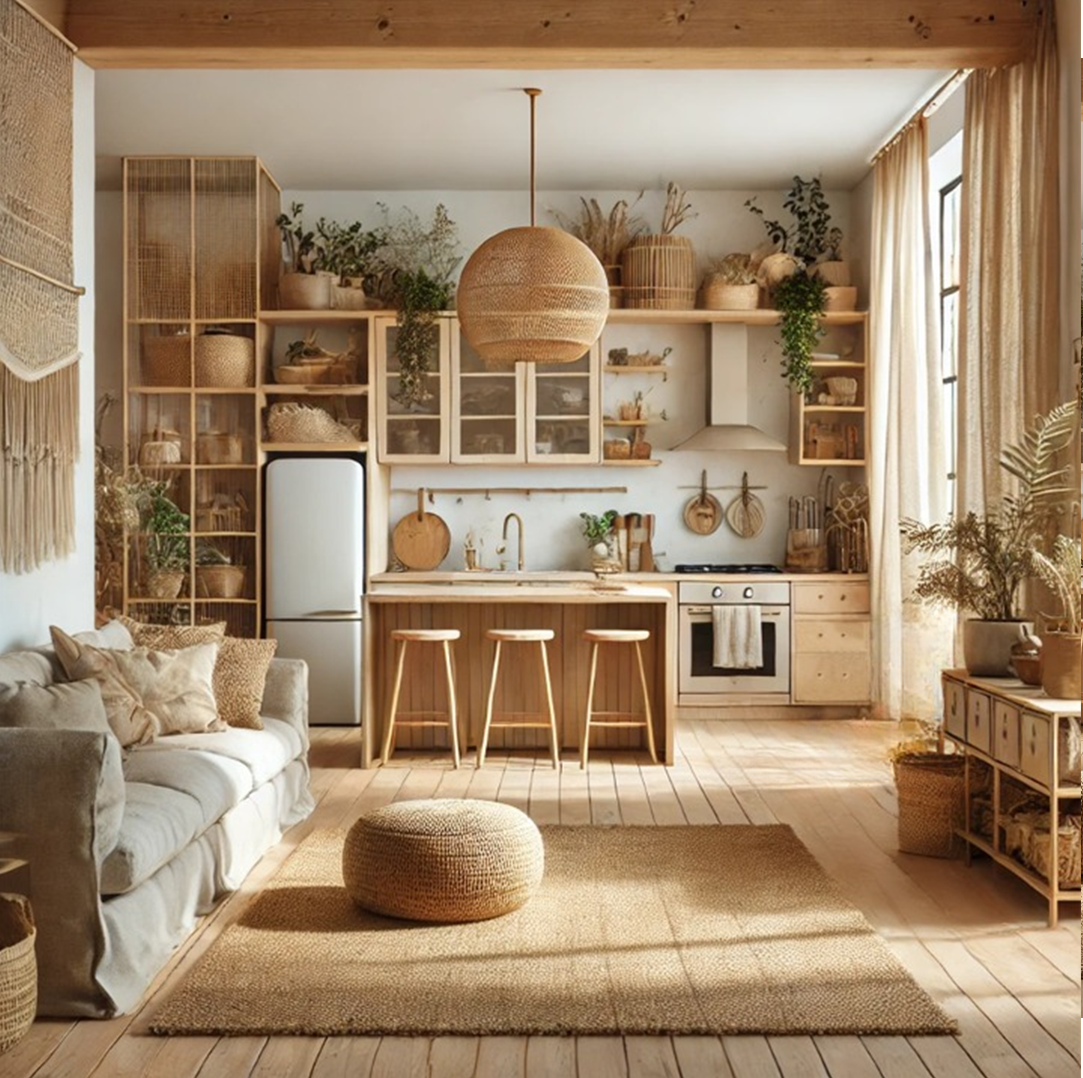 Projekt salonu z kuchnią SK15