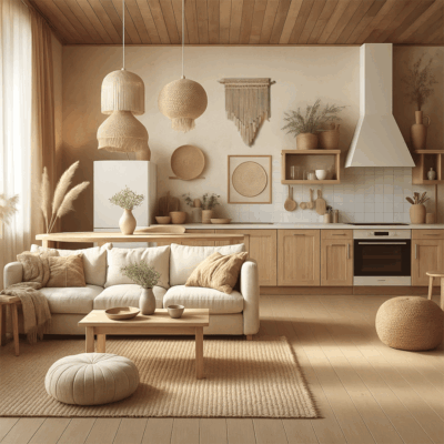 Projekt salonu z kuchnią SK21