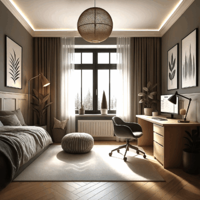 Projekt  pokoju młodzieżowego M5