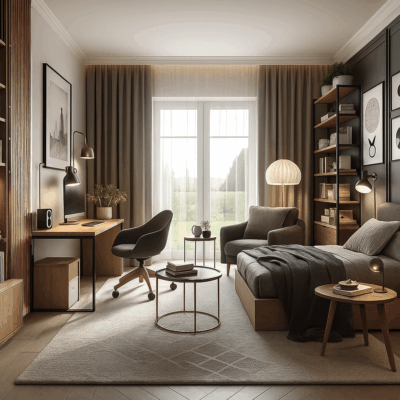 Projekt  pokoju młodzieżowego M2