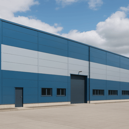 projekt hali produkcyjnej i magazynowej