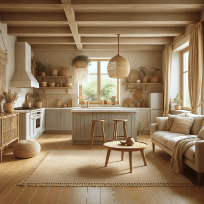 Projekt salonu z kuchnią SK33